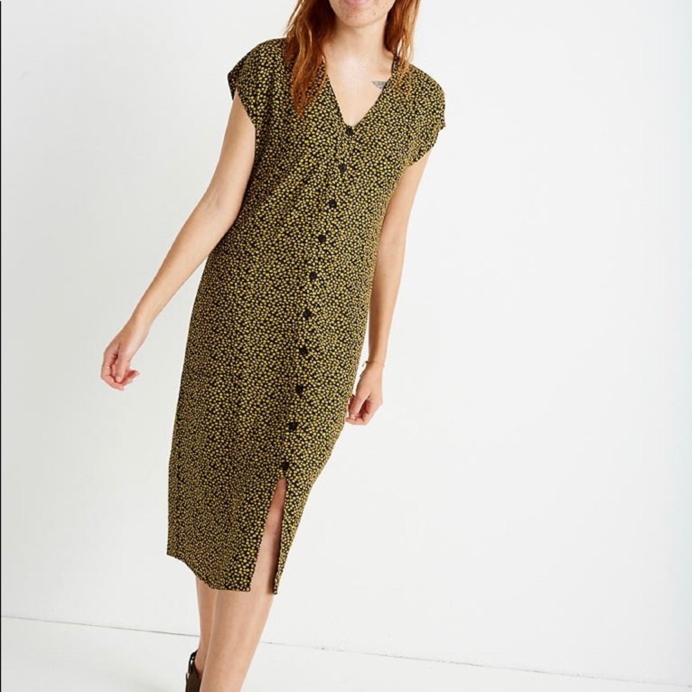 Madewell Easy Midi Dress in Bitsy Floral XS